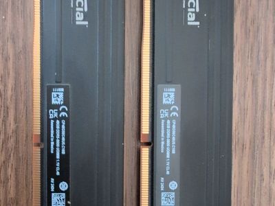 Crucial DDR5 Pro 96GB (2x48GB) 5600 CL46