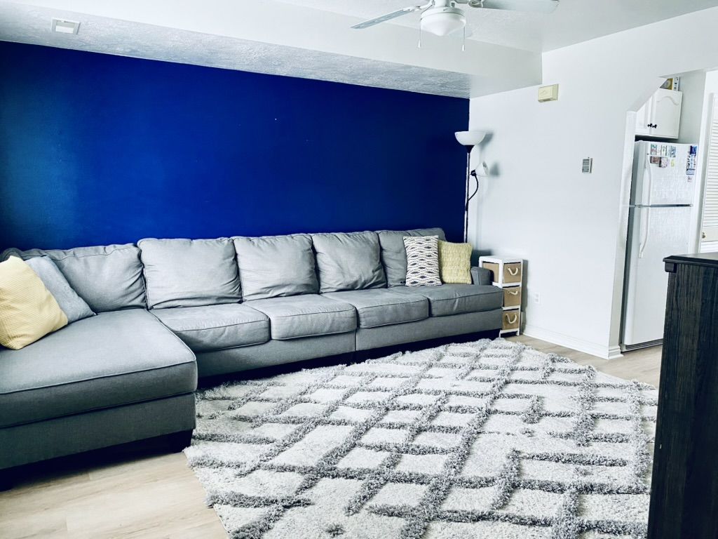 Grey L-Shaped 3-Piece Sectional Sofa with Chaise