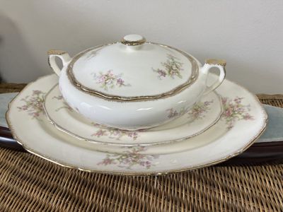 Spring Easter Serving Dinner Vintage Antiques