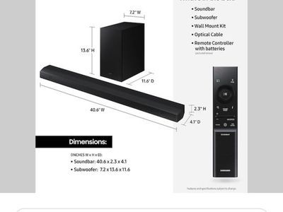 Samsung Soundbar (No Sub)