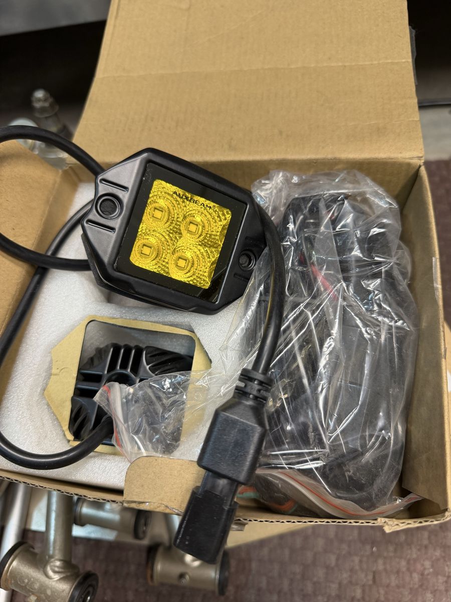 Pair of recessed pod lights off road