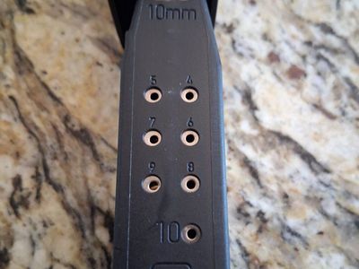 Glock 10mm 10-Round Magazine - Original OEM, Made in Austria