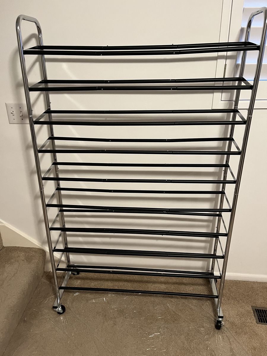 Wheeled Shoe Rack