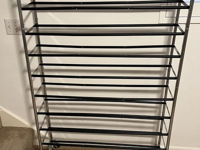 Wheeled Shoe Rack