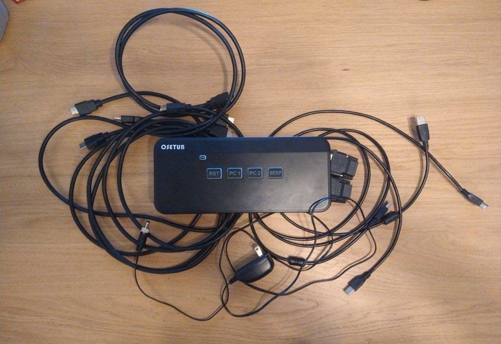 Dual-monitor HDMI KVM
