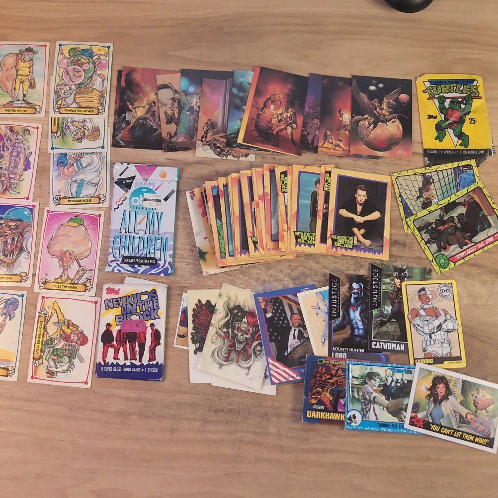 Vintage Wax Pack Trading Cards