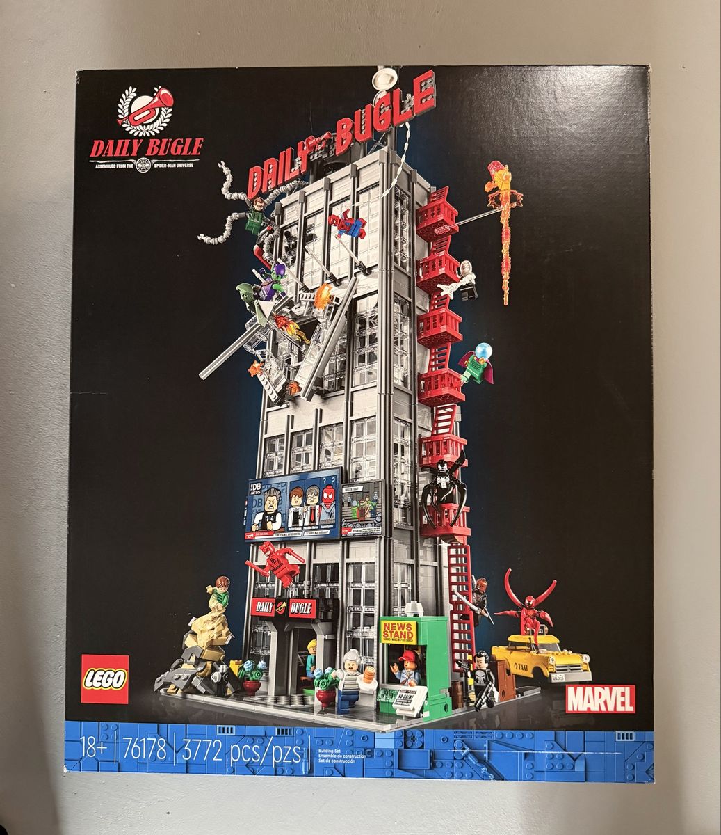 LEGO Daily Bugle 76178 Spider-Man Marvel Set - 3772 Pieces, New Sealed Box