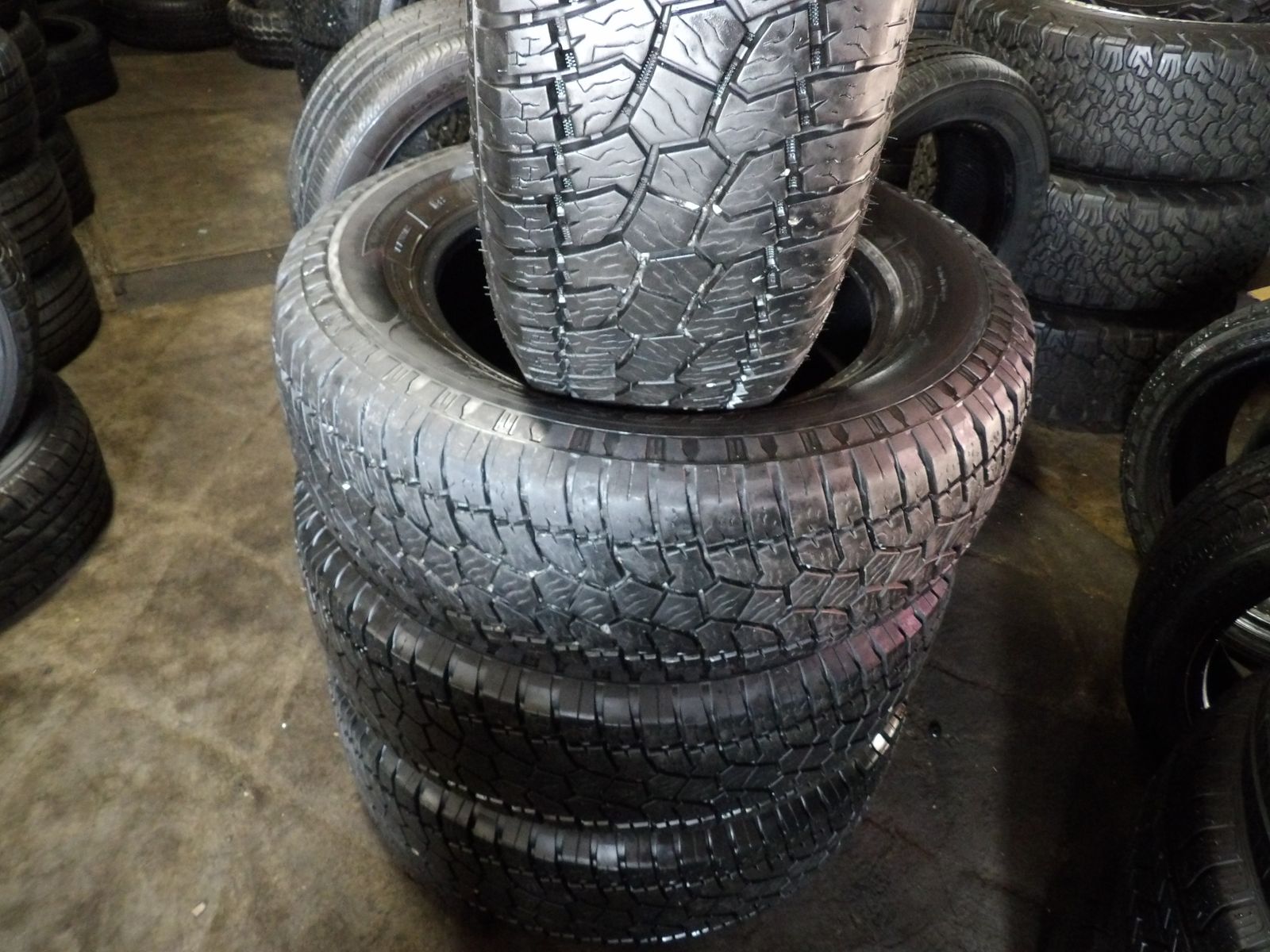 275/65R20 CORSA ALL TERRAIN XL SET OF USED TIRES