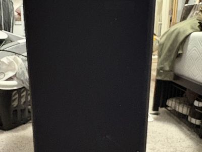 Kenwood Floor Standing Speaker - Single, Black, 3-Way Design