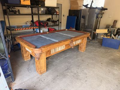 Custom Rustic Pool Table