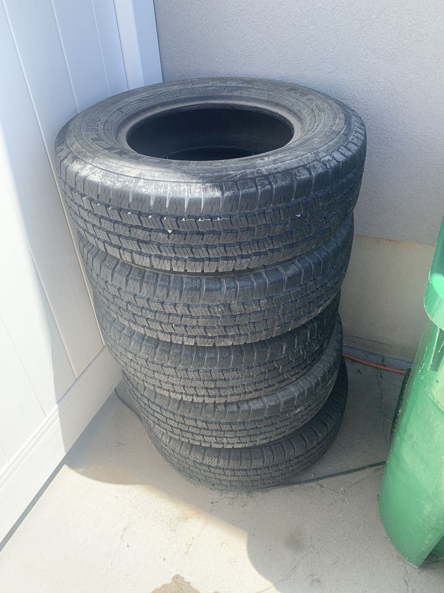 Michelin 225/75/16 LT set of tires