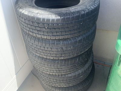 Michelin 225/75/16 LT set of tires