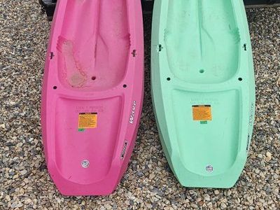 Lifetime Wave Youth Kayak - Pink/Green 1-Person, 130 lbs Max