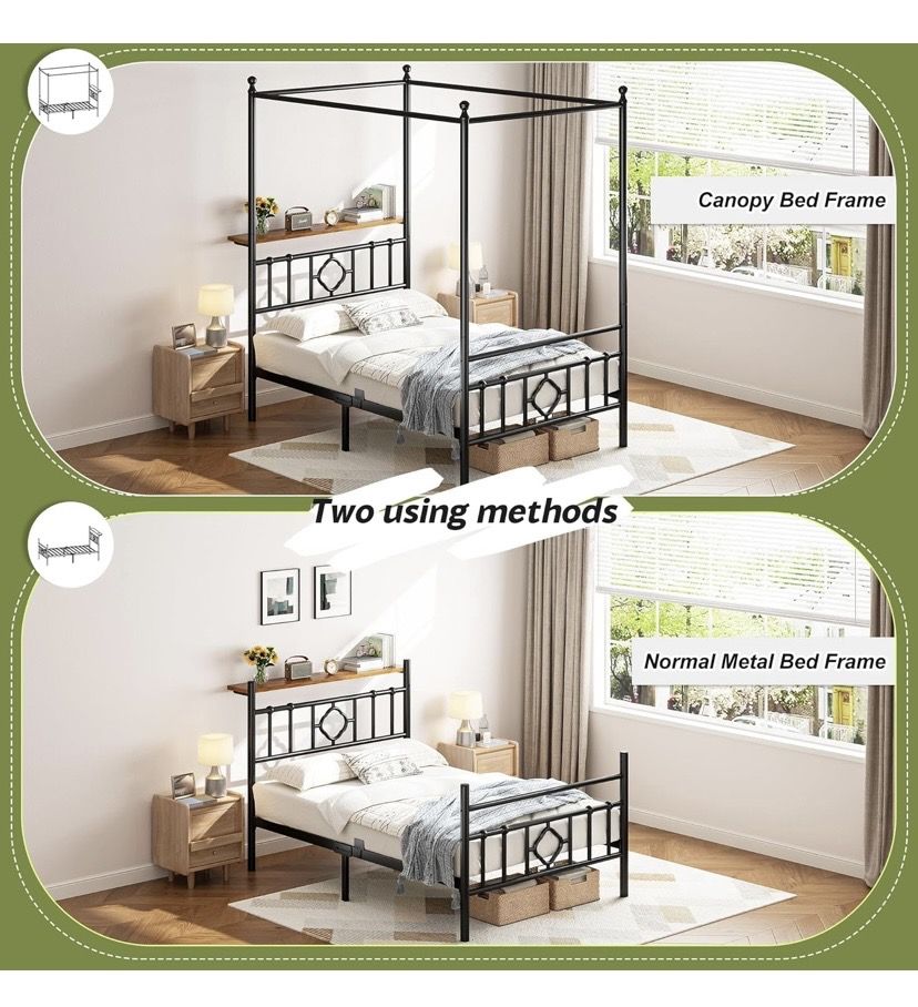 Twin bed frame