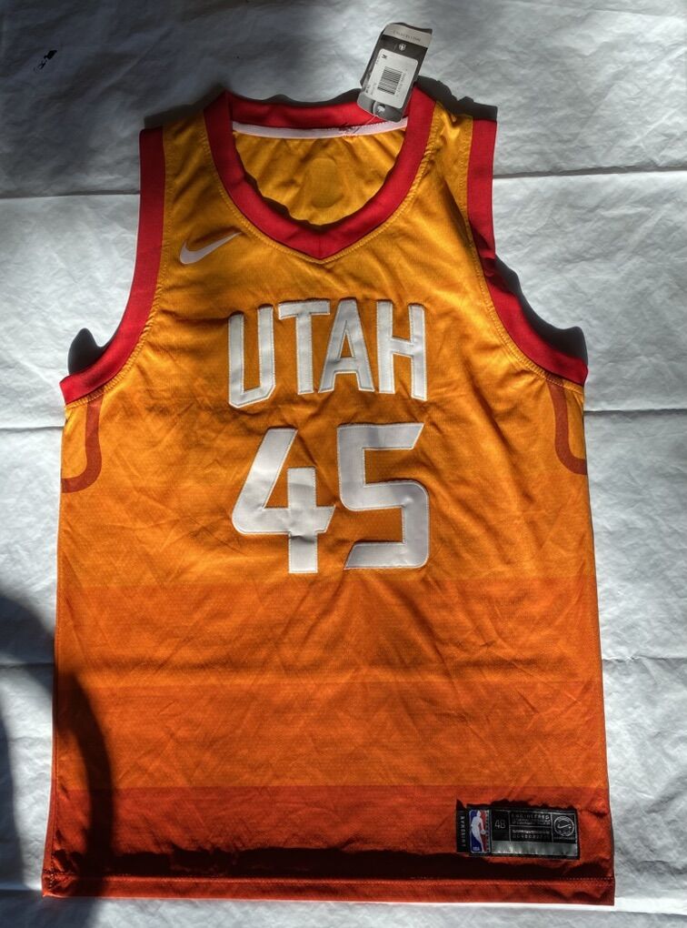 Utah Jazz Donovan Mitchell 2018/19 Jersey M (48)