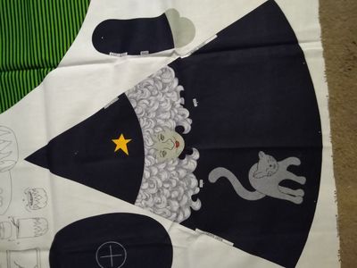 Fabric Panel to Make a Witch w/Cauldron