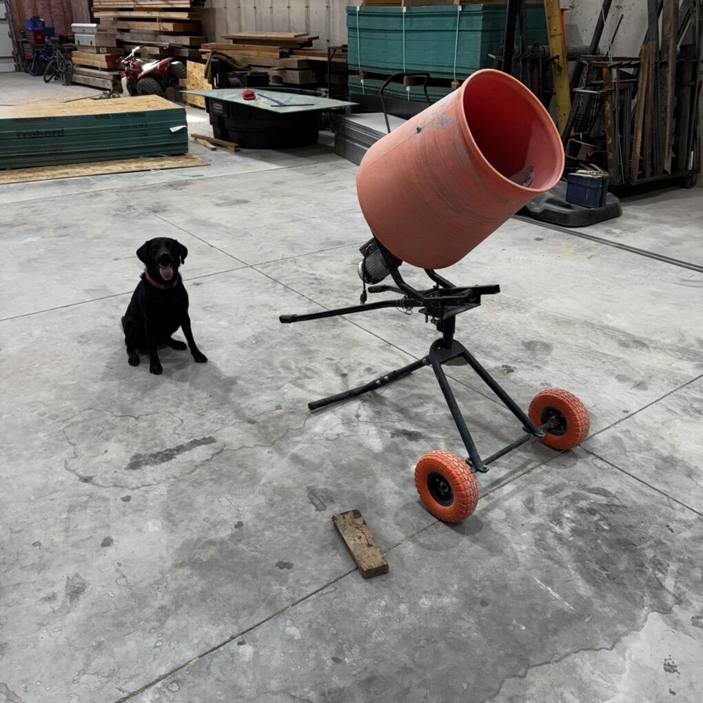 Kushlan 3.5 Cu. Ft. 1/2hp 120V Cement Mixer