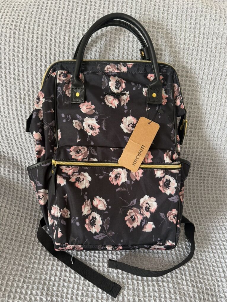 Brand New Kroser Floral Backpack
