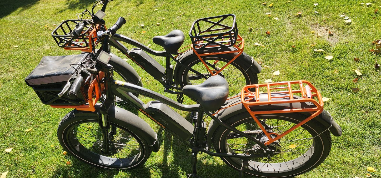 Matching Rad Rover E-bikes Set with Car Rack