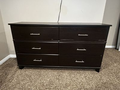 Dresser with mirror