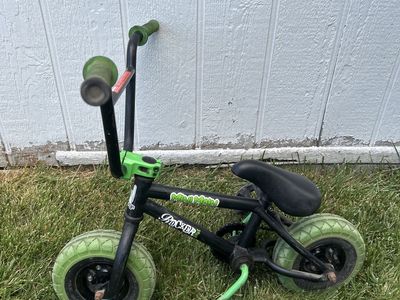 Rocker Mini BMX Bike - Green/Black - Small Size - Fully Functional