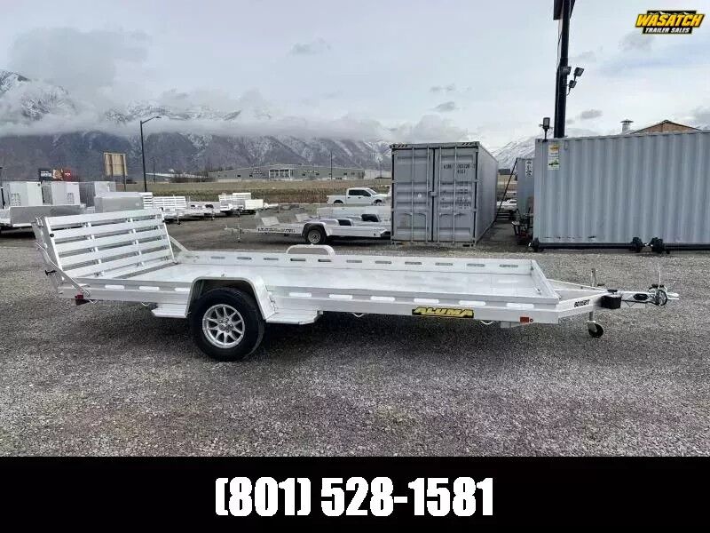 Aluma 8015 7x15 SxS Aluminum Utility Trailer