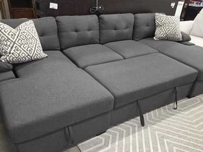 Double Chaise Sleeper Sectional