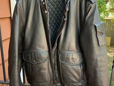 Woman's Leather Motorcyle Jacket