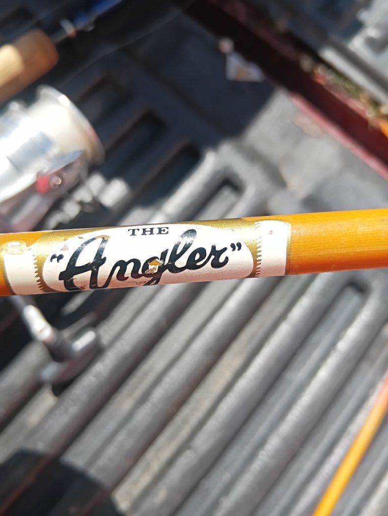 Quality Vintage Angler Rod & Garcia 300 Reel Nice!