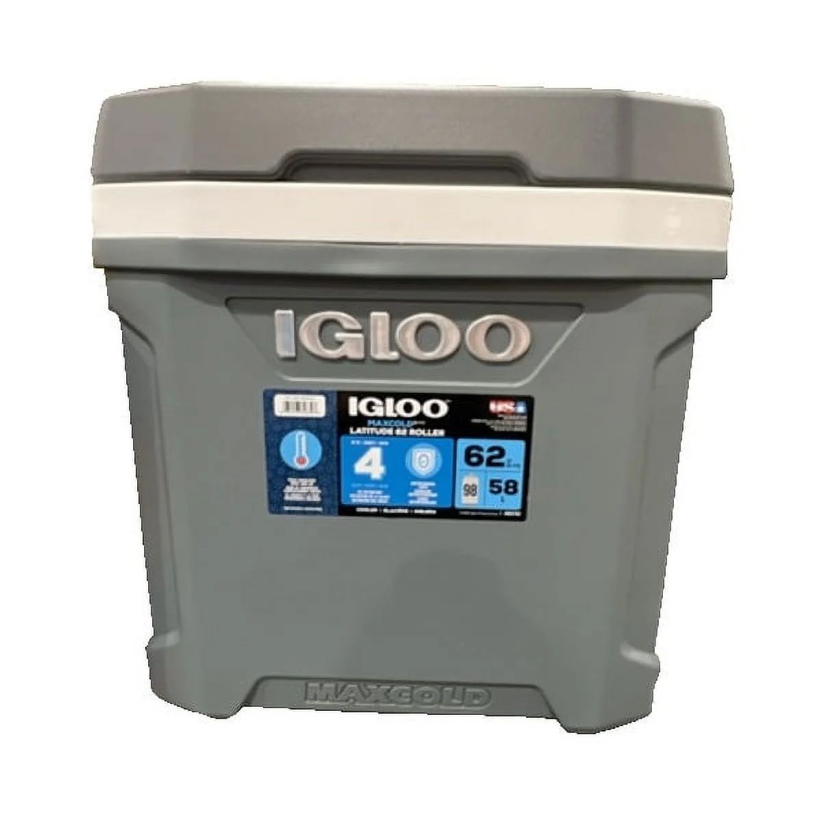 Igloo MaxCold Latitude 62-quart Roller Cooler #75473
