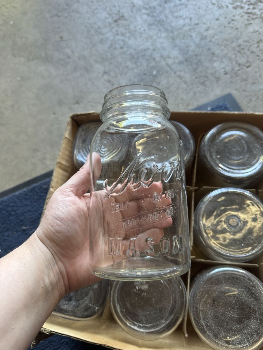 Quart mason jars