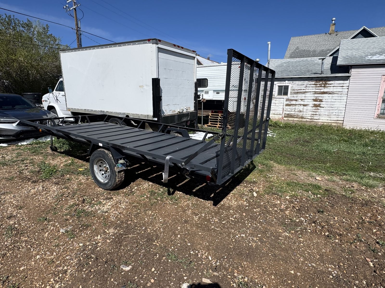 $2,400 OBO- 2015 ECHO Utility Trailer - Single Axle, 3500 lbs GVWR, Rear Ramp Gate, 14x5 inch Rims