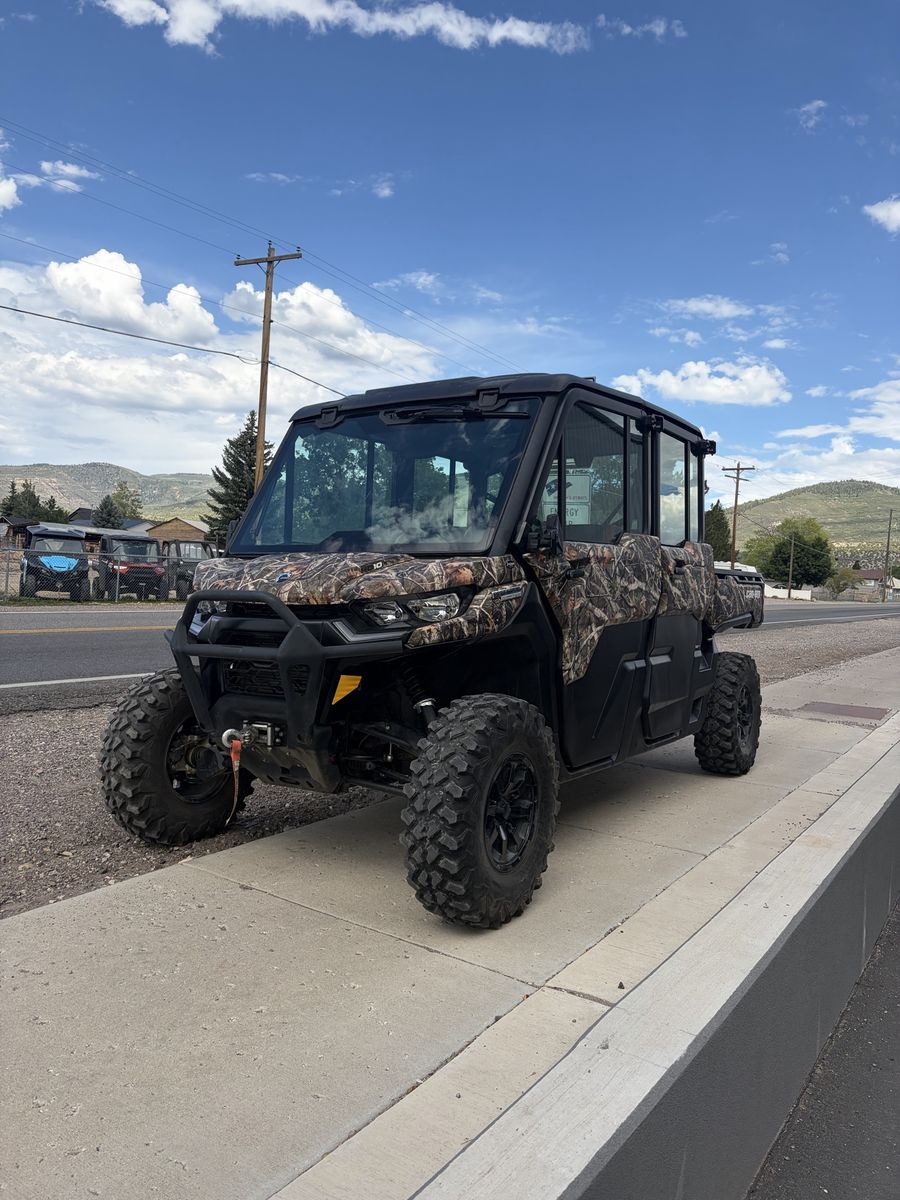 2024 Can-Am Defender Max Limited HD10 UTV Camo Enclosed Cab
