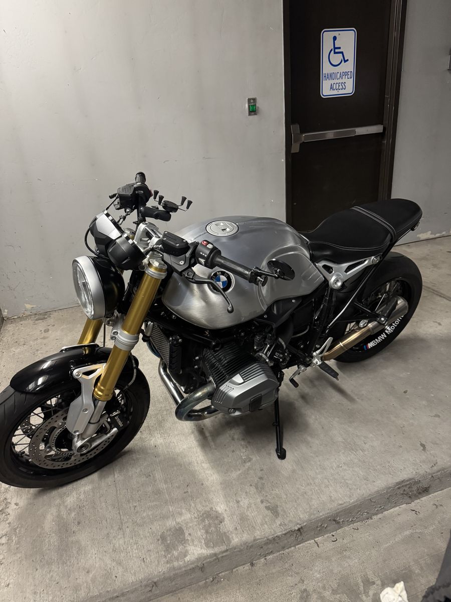 BMW R9T motorcycle