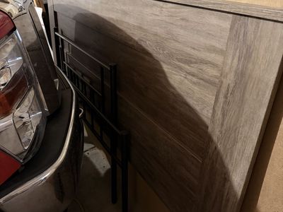 King Size Wooden Grain Headboard