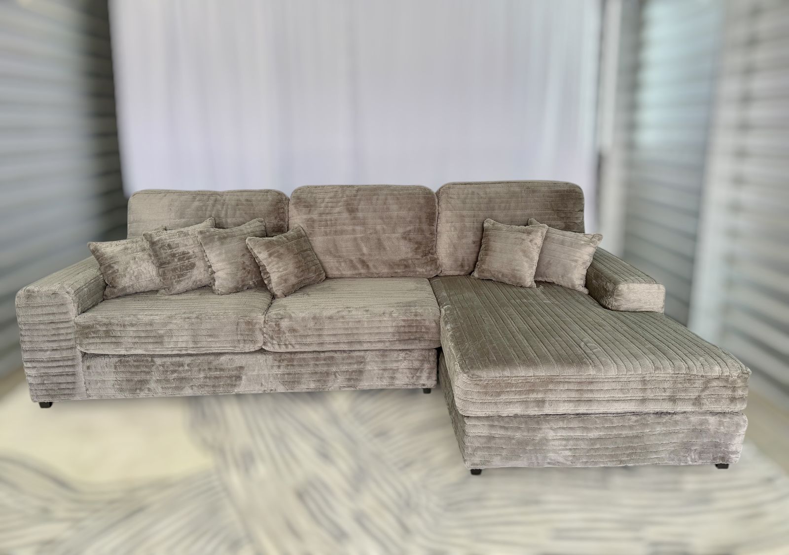 ASHLEY MODEL CLOUD / MINKY SECTIONAL – SAVE $1,700 ONLY THIS MONTH