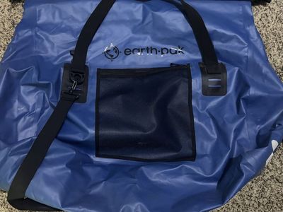 Earthpak 120L roll top dry bag. Used but excellent shape still