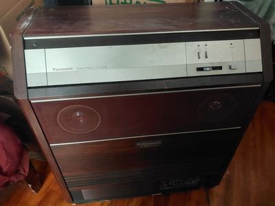 Vintage Panasonic CT-6100M Color Projection System Console TV - Retro Home Entertainment CRT