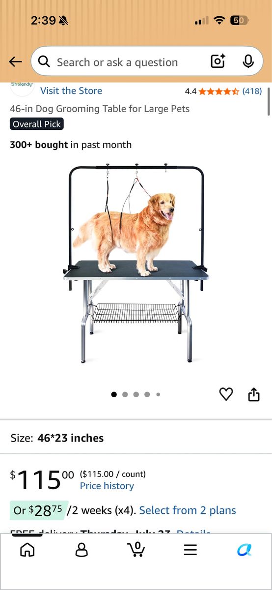 NEW Shelandy Pet Operating Table