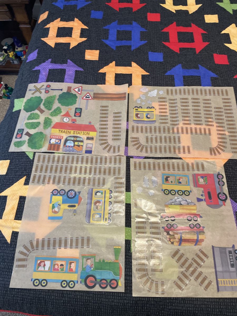 Wall Train stickers decoration