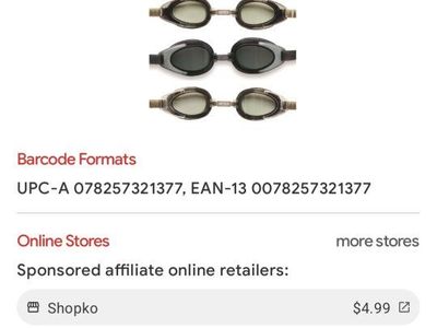 Aqua Flow Swim Goggles