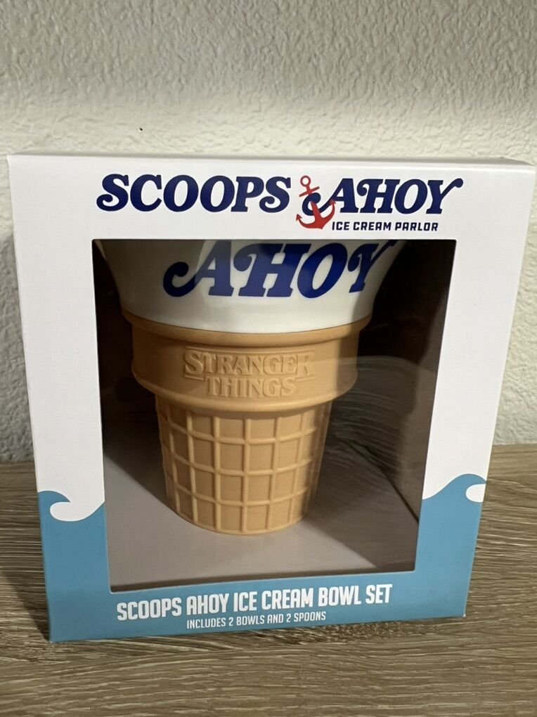 Stranger Things ice cream bowl set