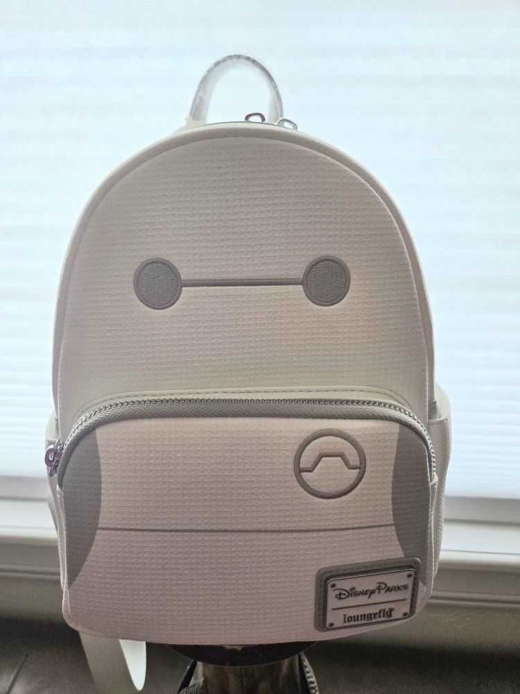 Disney Parks x Loungefly Big Hero 6 Baymax Mini Backpack White