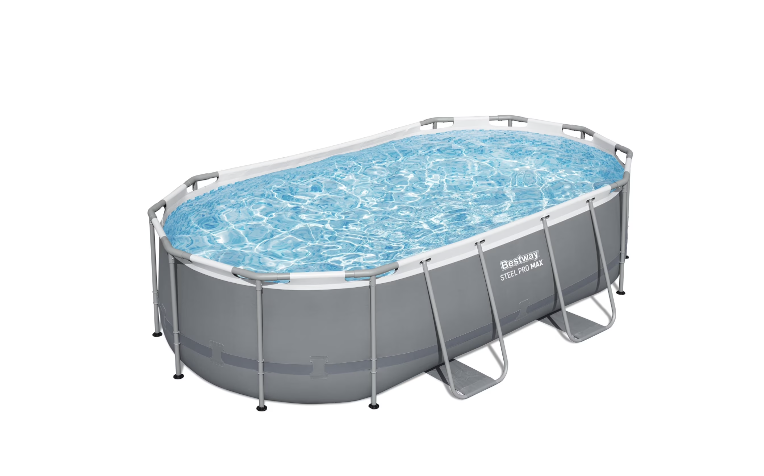 New in Box Steel Pro MAX Swimming Pool 14 ft x 8 ft 2 in x 39.5 In, Oval  Pool Set