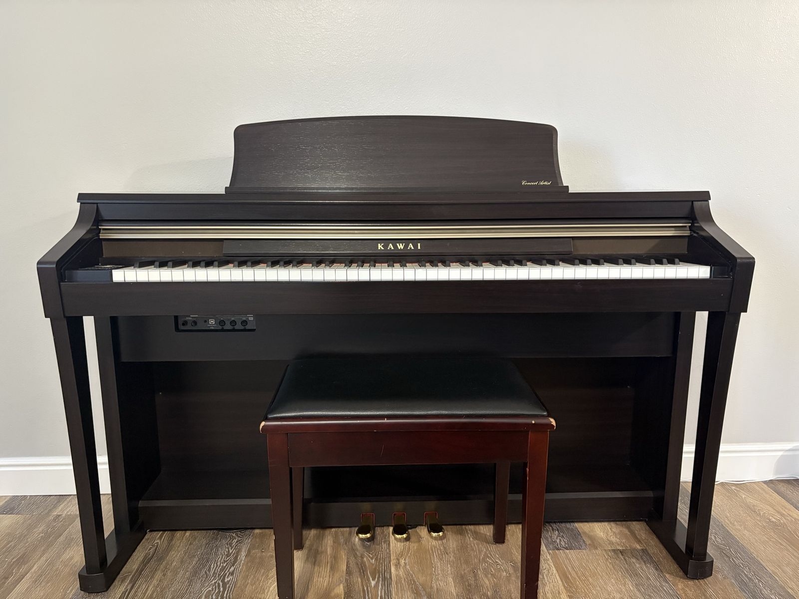 Kawai Concert Artist CA63 Digital Piano - Dark Rosewood Finish with Bench