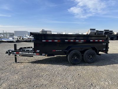 2027 PJ Trailers 7x14 83 Low-Pro High Side (DM) S"