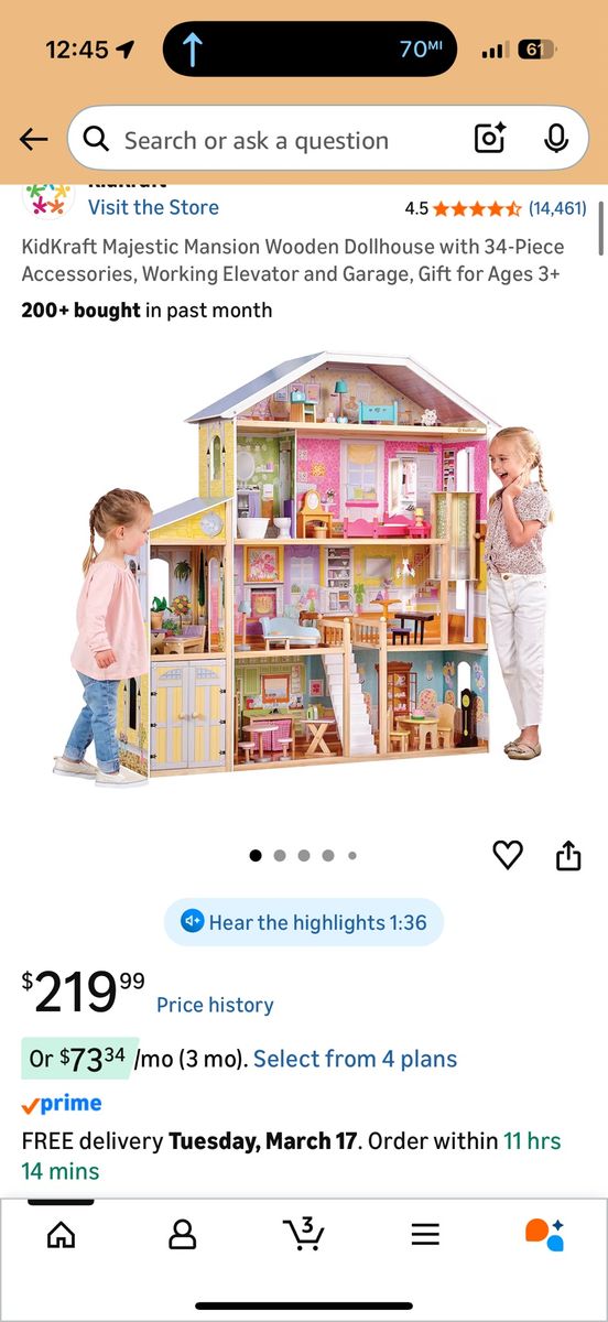 Kidcraft Majestic Mansion