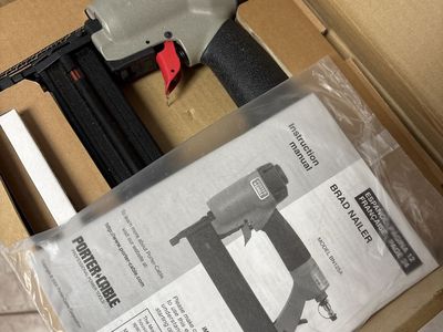 Porter-Cable BN125A Brad Nailer, Air-Powered, with Manual