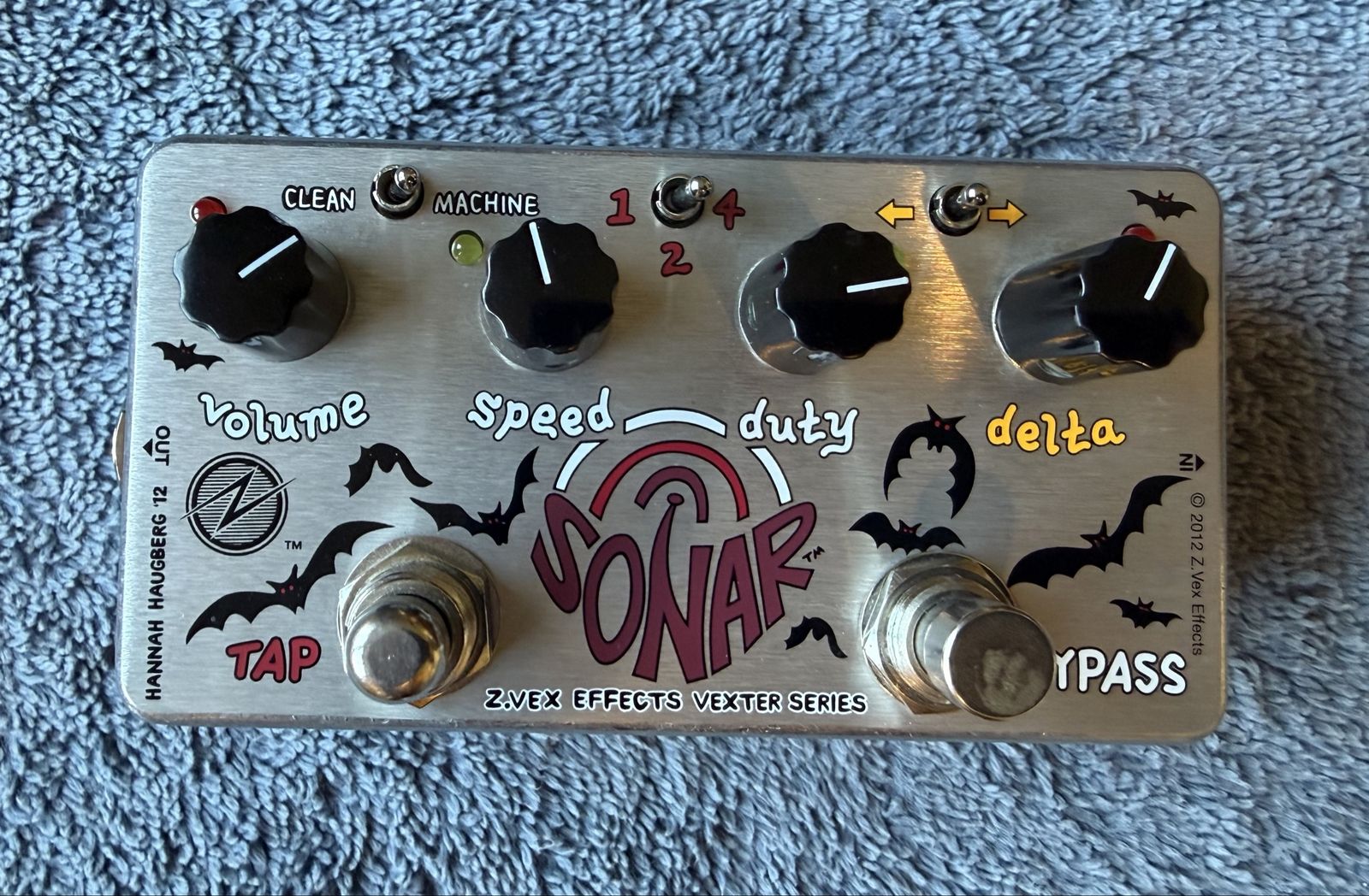 Z.Vex Effects Vexter Series Sonar Tremolo Guitar Pedal - NIB with manual