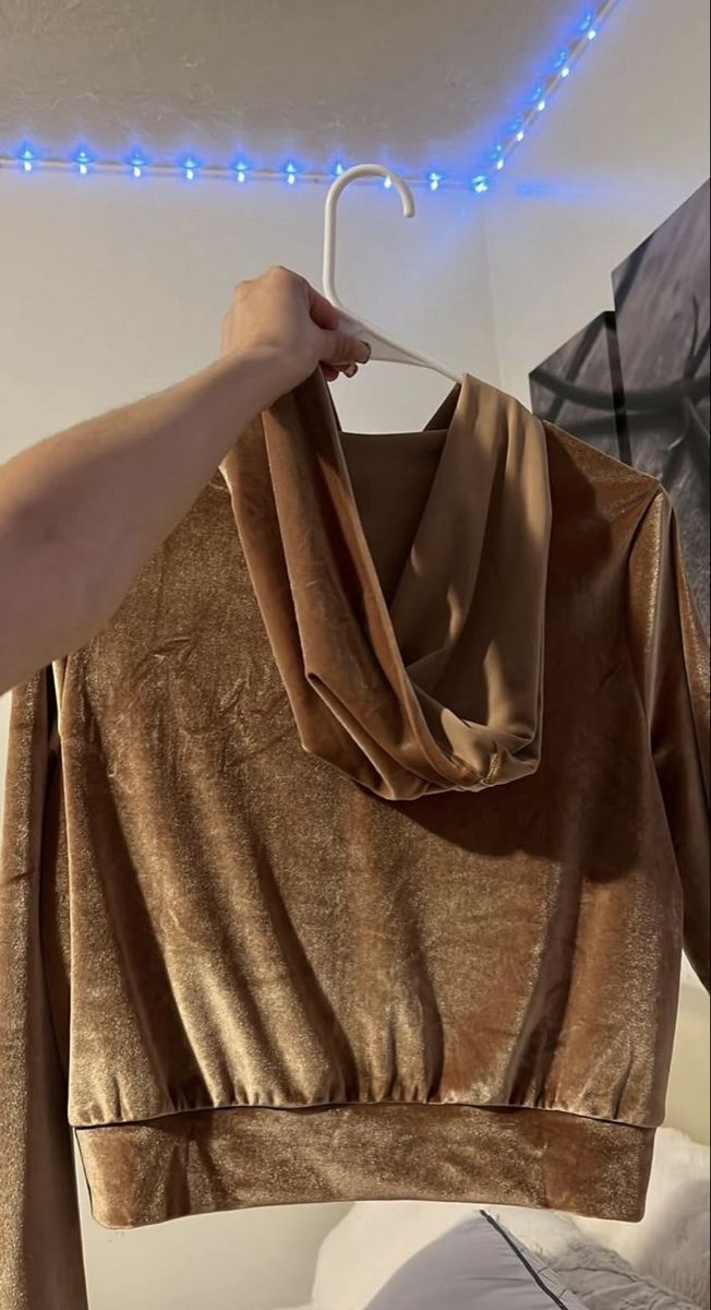 PINK velour shine logo zip up hoodie